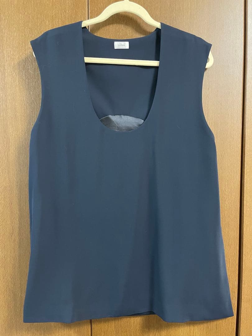 シーマリー cccmalie⭐︎Uネックベスト⭐︎ネイビー