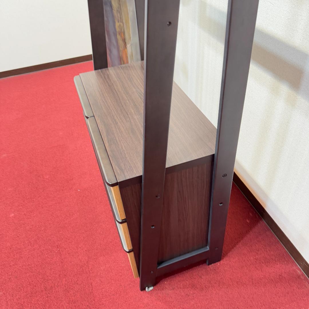 東京23区送料無料　ニトリ ワードローブ 幅83 収納棚 ハンガーラック 家具