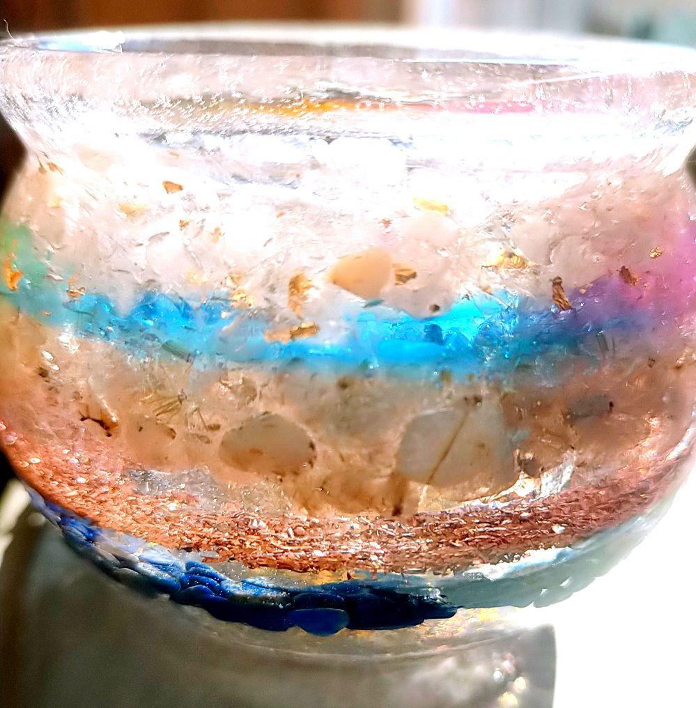 オルゴナイト　魔法壺　金運　浄化　引き寄せ　開運　活性化　インテリア　ルチル