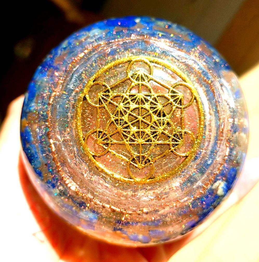 オルゴナイト　魔法壺　金運　浄化　引き寄せ　開運　活性化　インテリア　ルチル