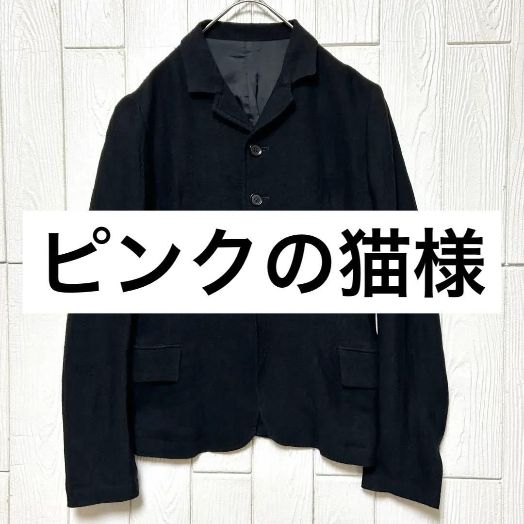 Yohji Yamamoto Y's キュプラ混 ウールジャケット ブラック