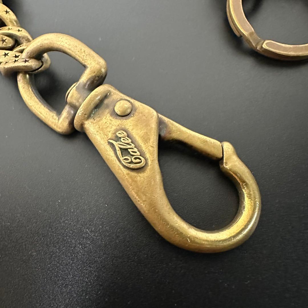 CALEE ウォレットチェーン 真鍮