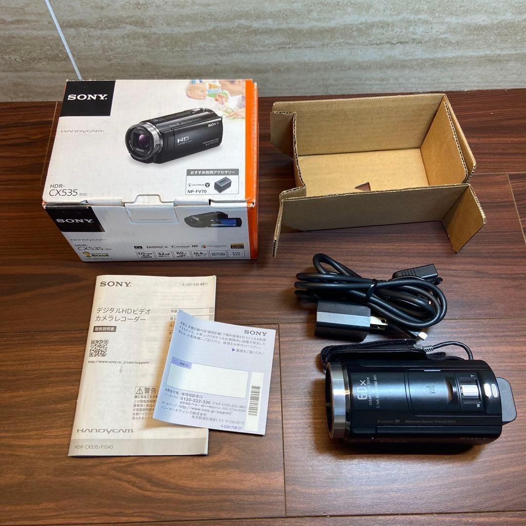 SONY HDR-CX535 ビデオカメラ ほぼ新品 4956