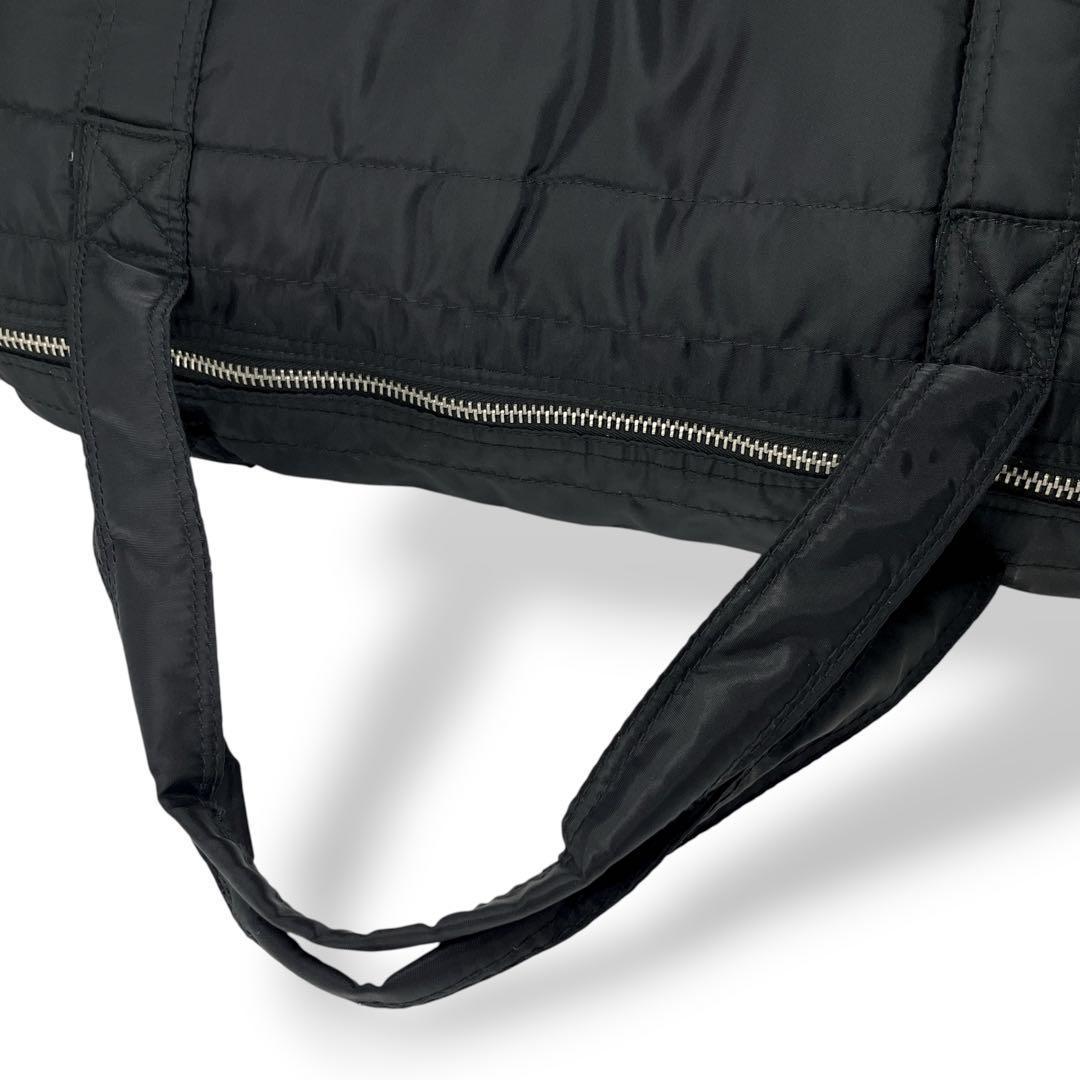 ポーター　ボストンバッグ　タンカー　ダッフルバッグ　ドラム型　ブラック　ナイロン