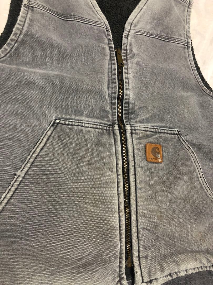 雰囲気◎ 鬼フェード Carhartt V26 BLK ダックベスト