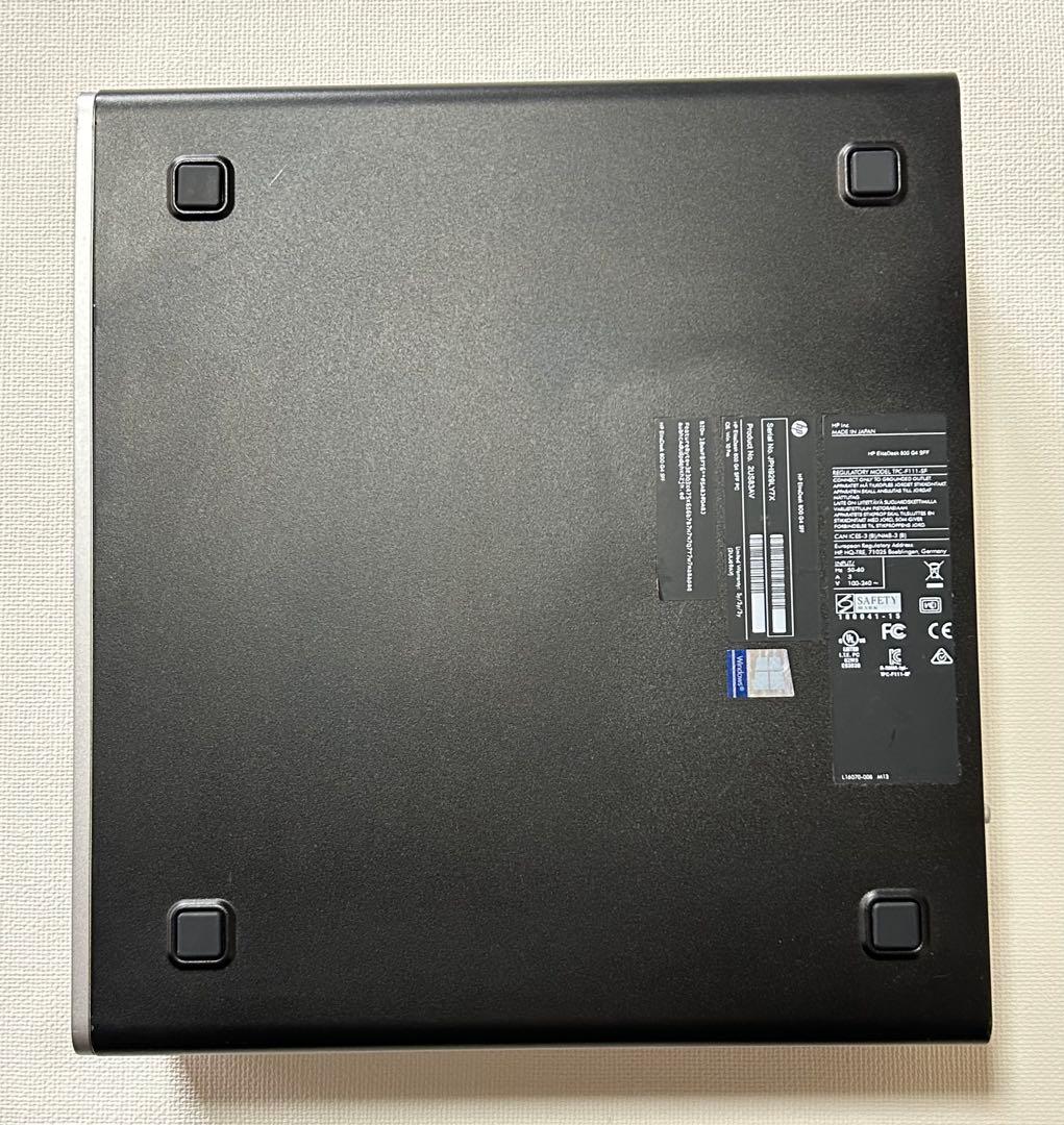HP EliteDesk 800 G4 SFF デスクトップPC