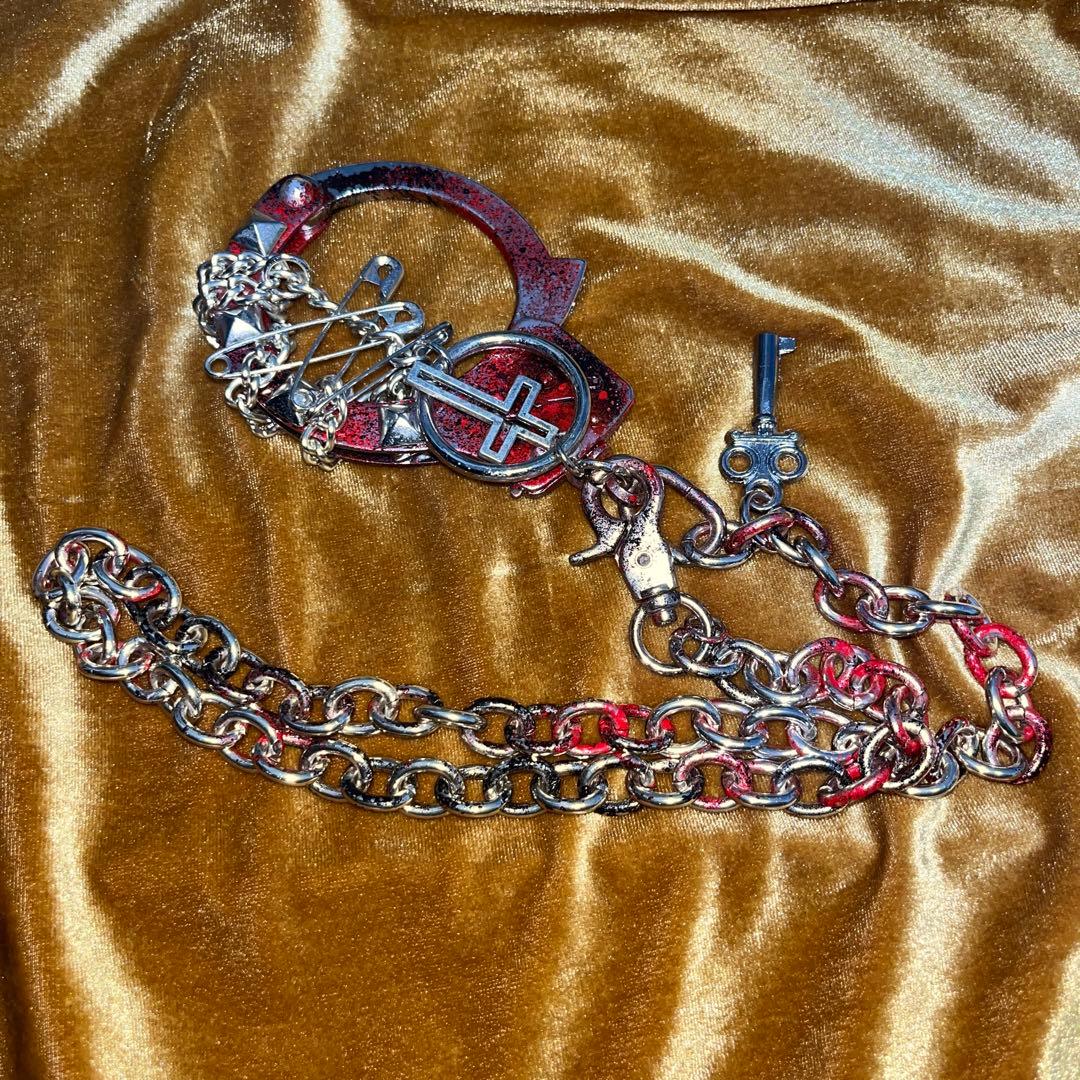 SEX POT セックスポット 手錠 ネックレス 十字架 ロック パンク