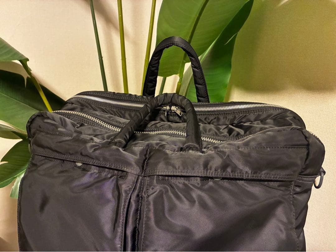 【美品】PORTERタンカー オーバーナイト ブリーフケース2way2層大容量