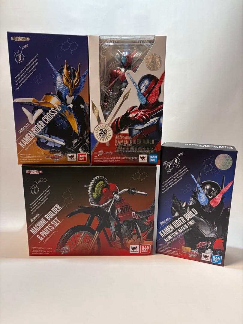 S.H.Figuarts 仮面ライダービルド4点セット