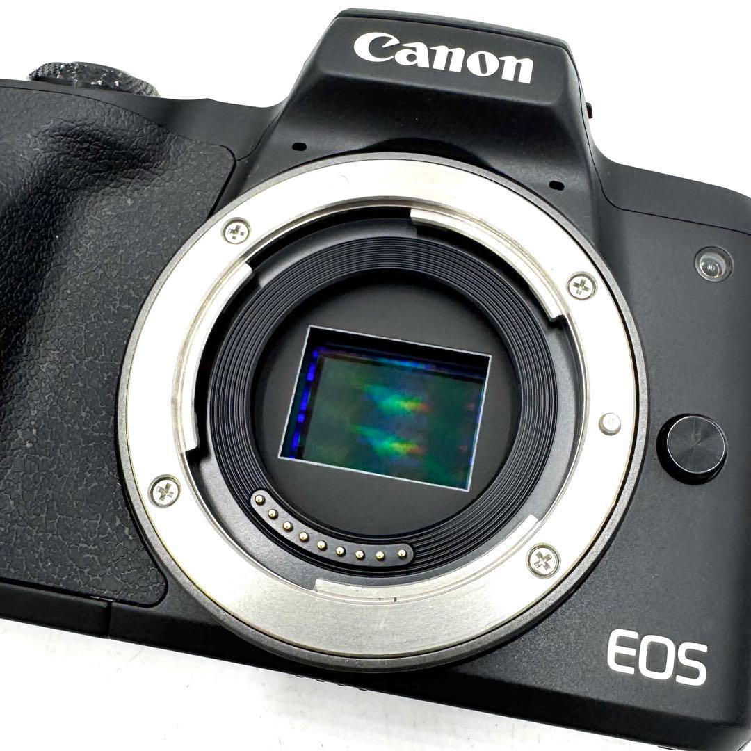 極美品！高性能コンパクトミラーレス❁スマホ転送OK❁キャノン Kiss M