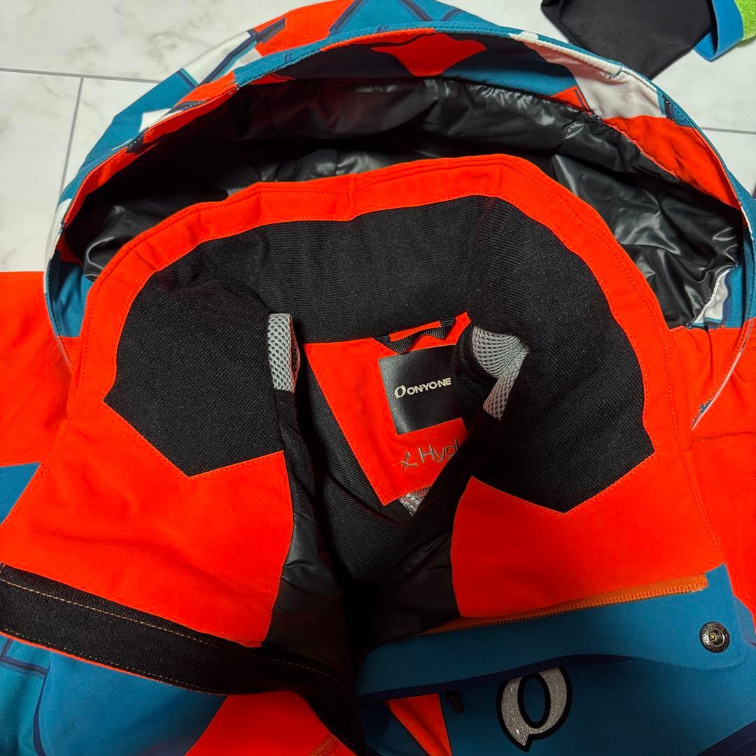オンヨネ　デモ用スキーウェア上下　170cm ウエスト76 Mサイズ オレンジ