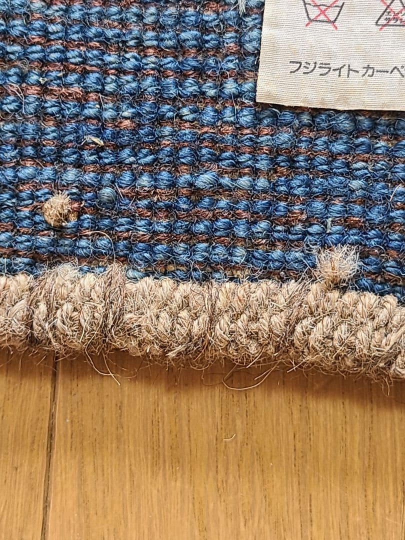 連休限定価格♪ギャッベ　手織り絨毯　民族模様　ラグ　約125×85㎝