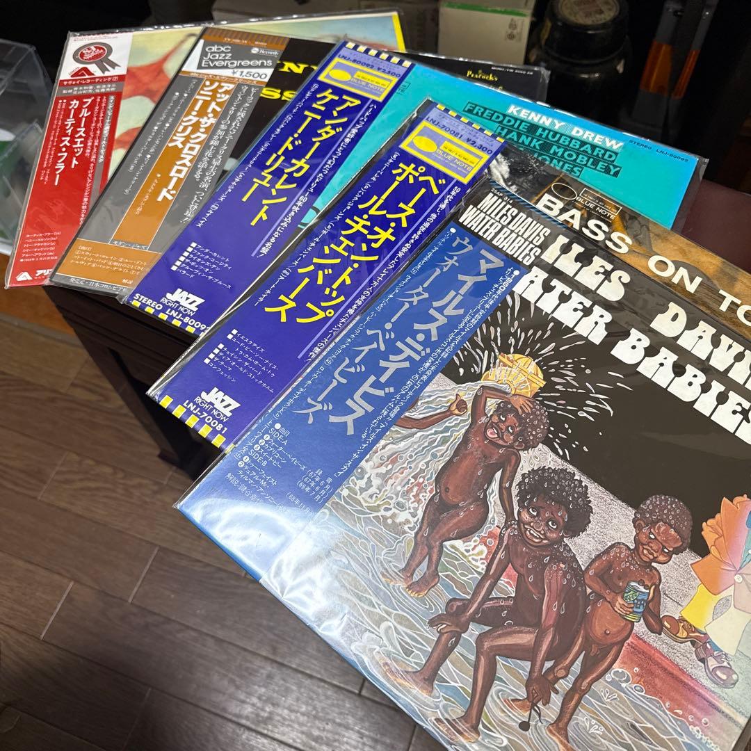 LP12in/国内JAZZ盤5枚まとめて 盤ジャケ帯解説ともに切れ書き込み無し