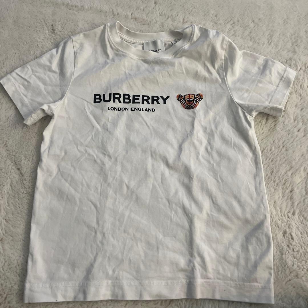 BURBERRY クマ柄ロゴ Tシャツ 128cm