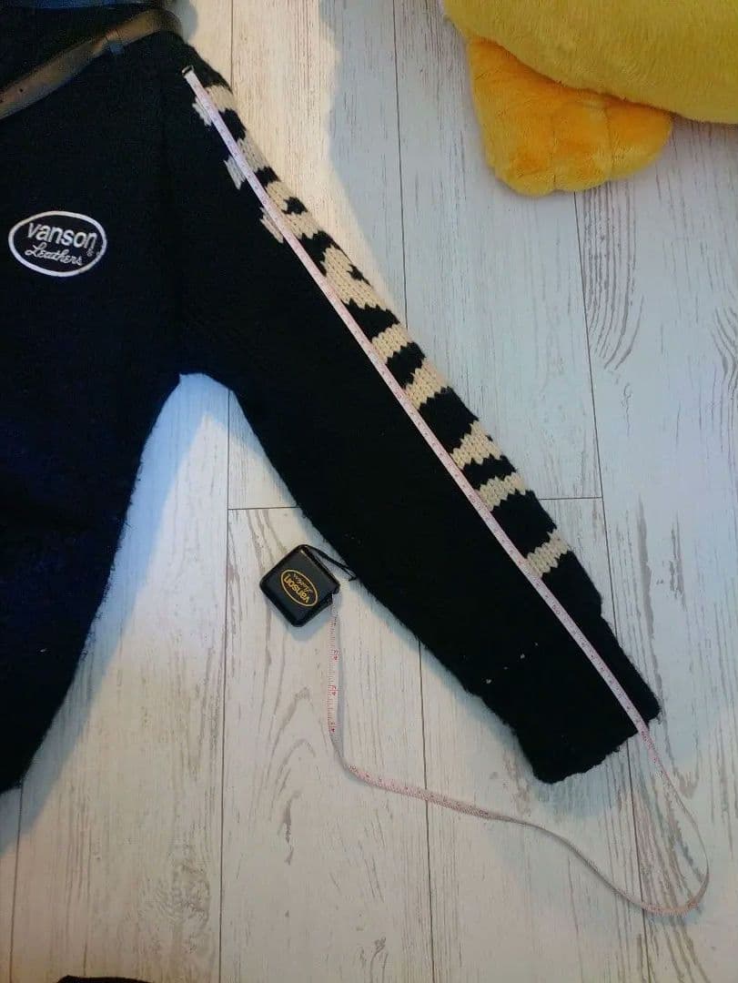 VANSON　バンソン　スカルデザイン ニットアウター