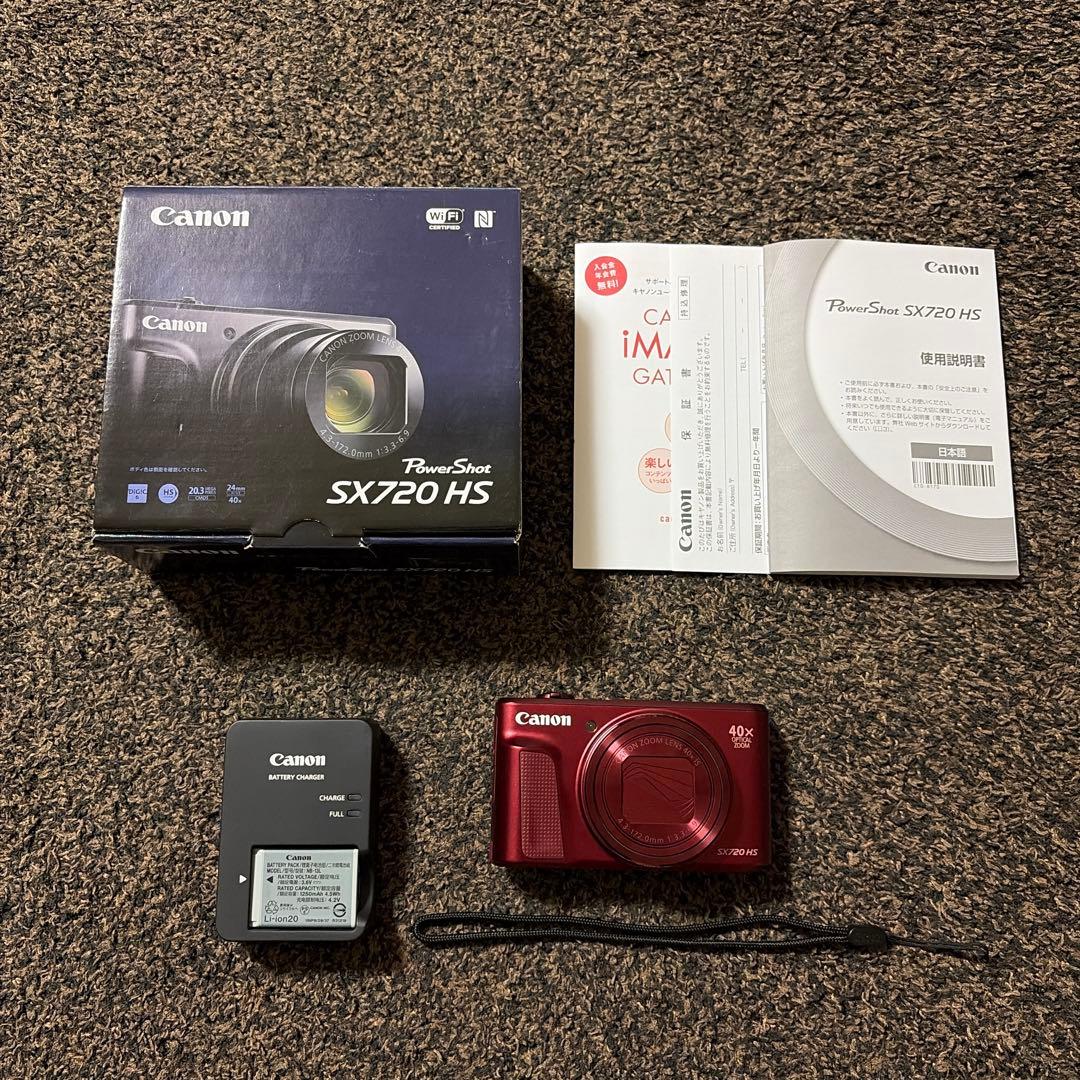 Canon PowerShot SX720 HS レッド