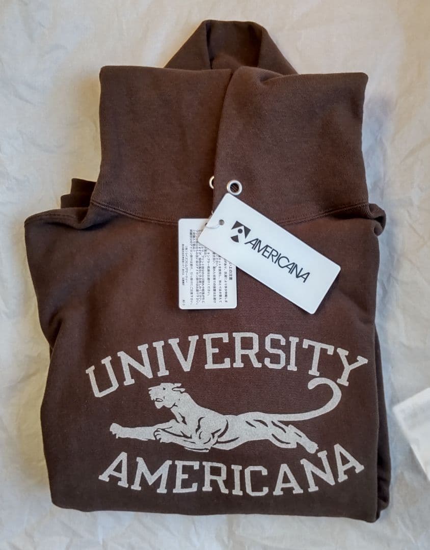 AP STUDIO アメリカーナ tiger collegeフーディプルオーバー