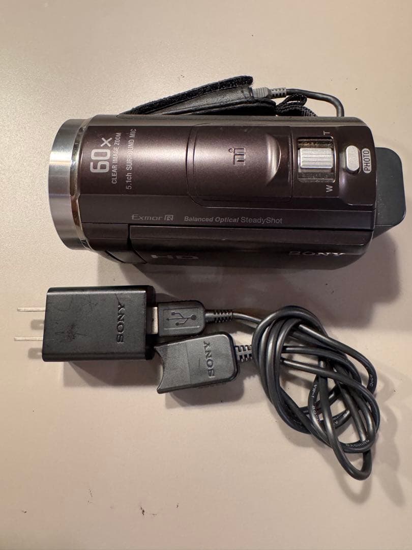 SONY ビデオカメラ Handycam CX535 60倍ズーム