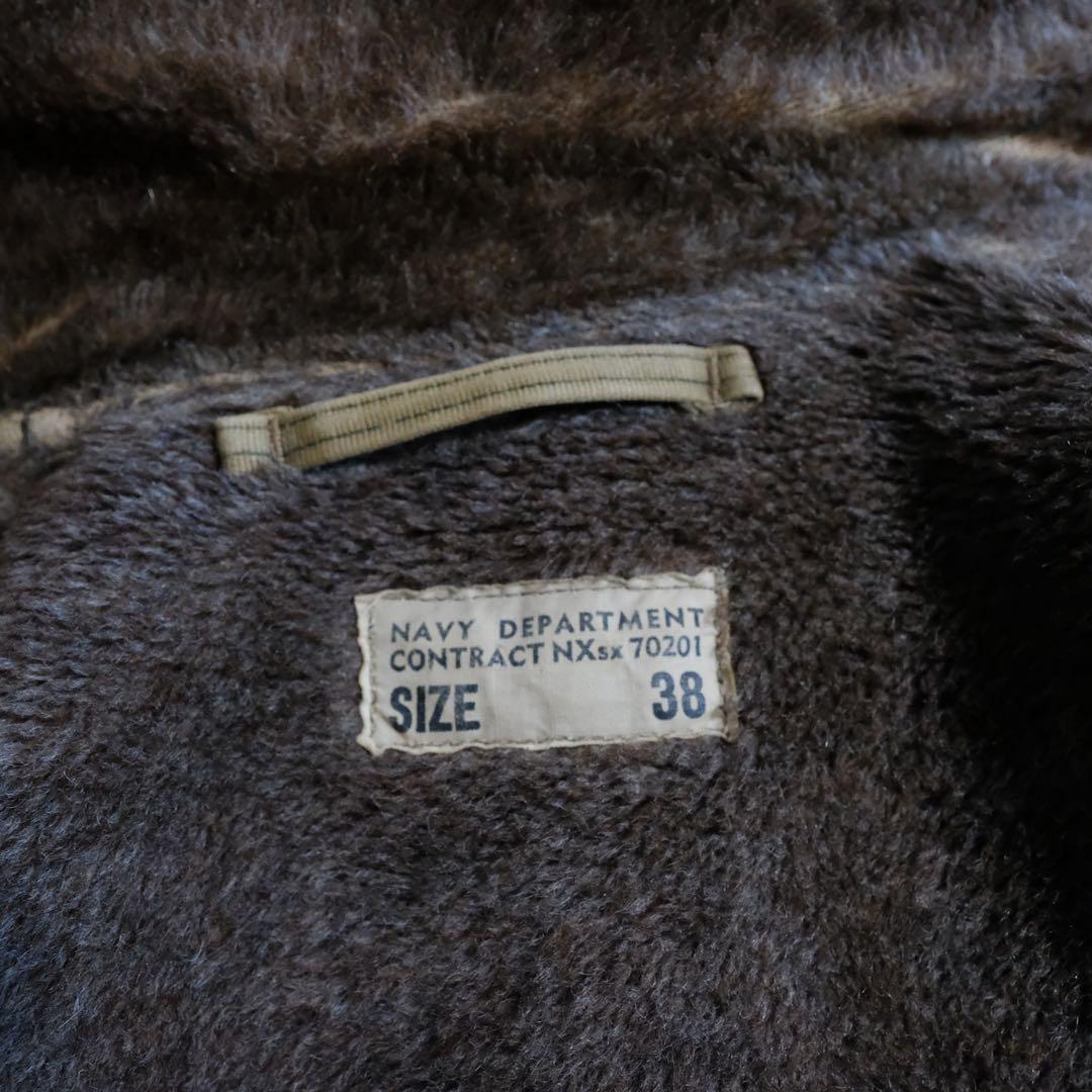 40’s 中期 US NAVY N-1 デッキジャケット　38