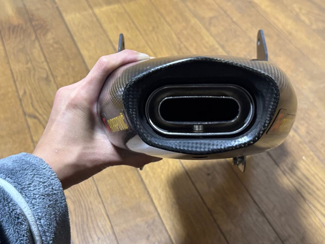 ZX-6R ZX600P ‘07 ‘08 アクラポビッチ スリップオンマフラー