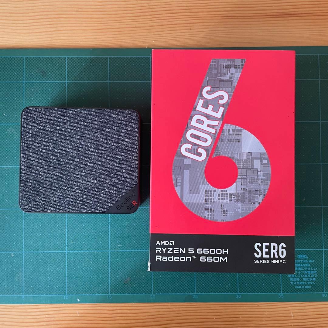 Windowsデスクトップ Mini PC Beelink Ser6 6600H/32GB/1.5TB