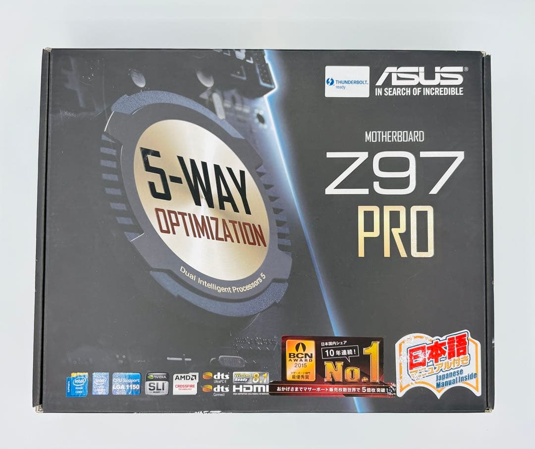 ASUS Z97PRO Corei7-4790K CFD DDR3メモリ32GB