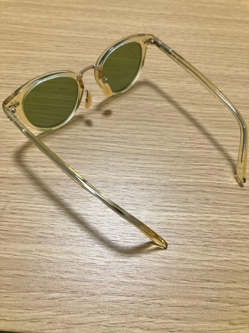 THE BARRACKS JOHNSON C5 クリアサングラス グリーン