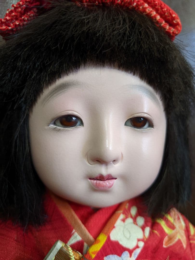樫村瑞観　自由人形　麗しのお嬢様　鳴きます！　検)市松人形・アンティークドール