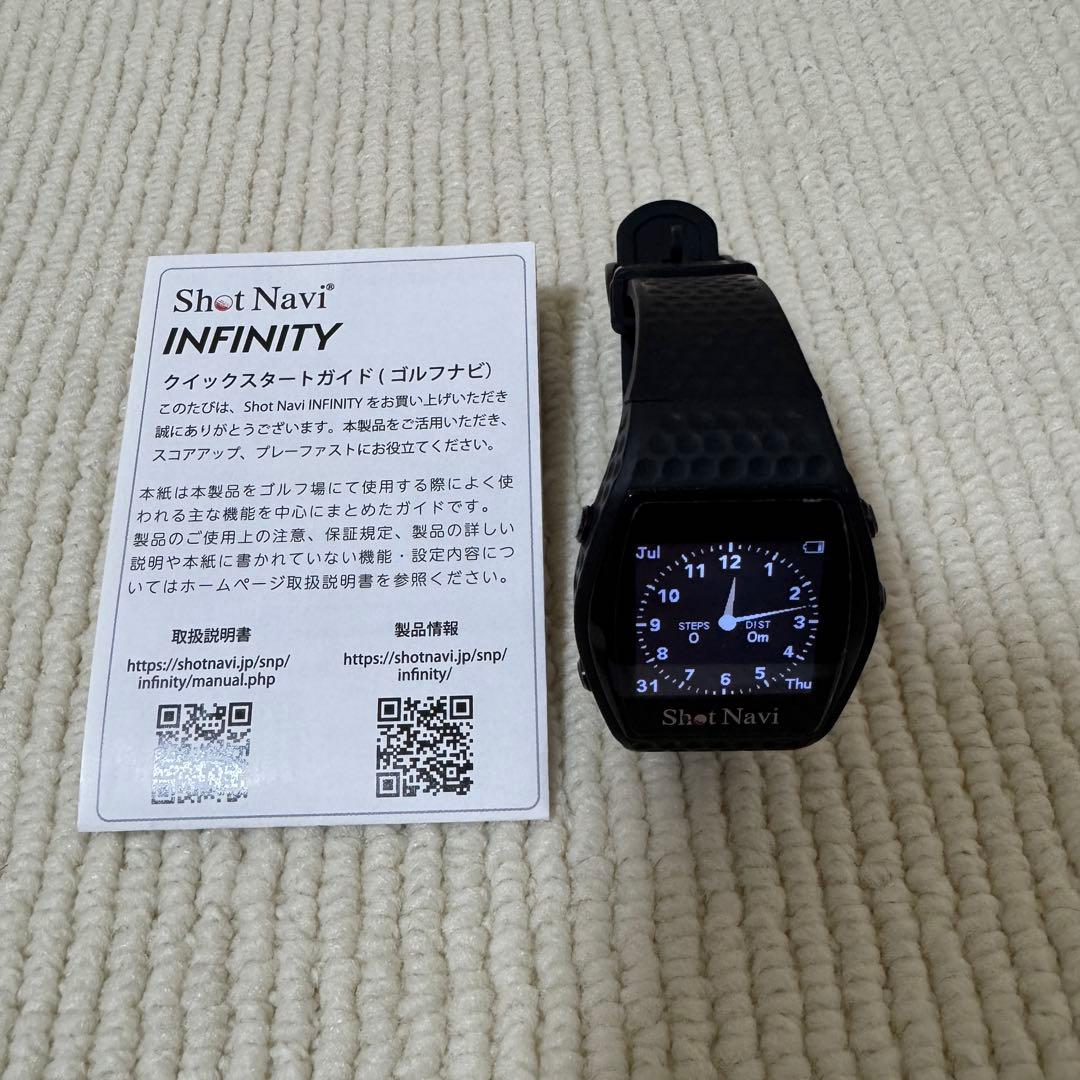 ShotNavi ショットナビ INFINITY ゴルフGPSナビ ブラック