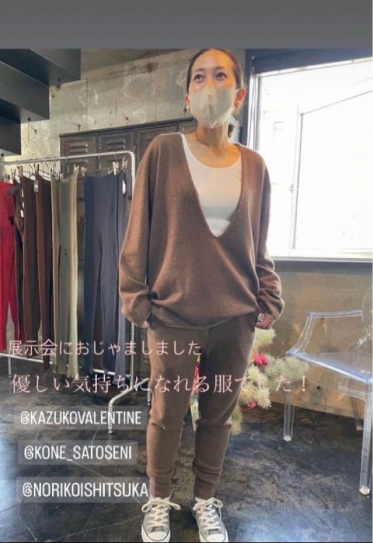 kone×Kazuko Hayasaka cashmere jodhpurs