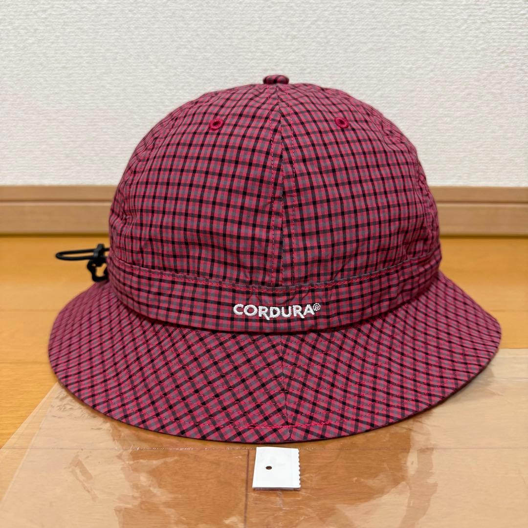Supreme Cordura Plaid Bell Hat レッド 25ss