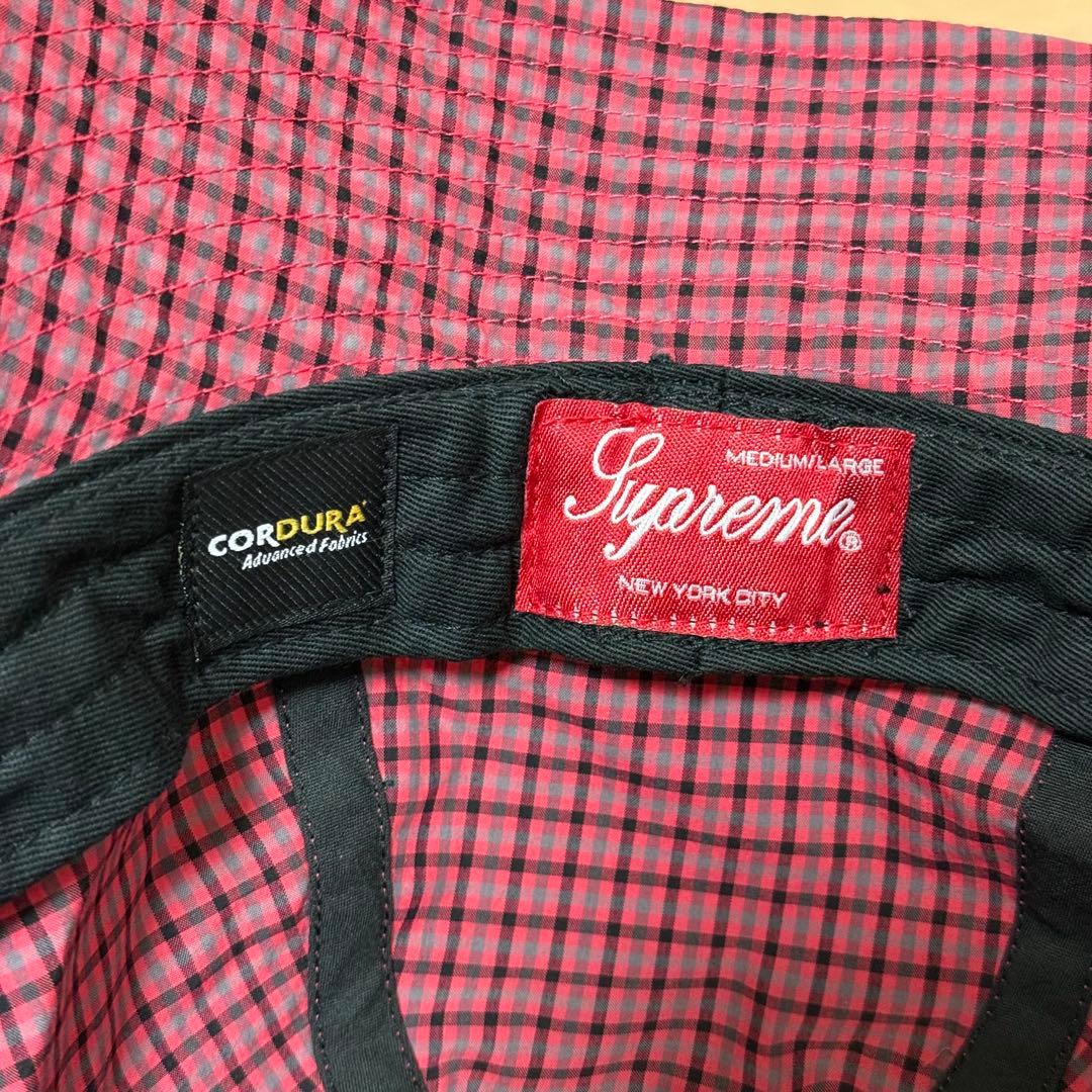 Supreme Cordura Plaid Bell Hat レッド 25ss