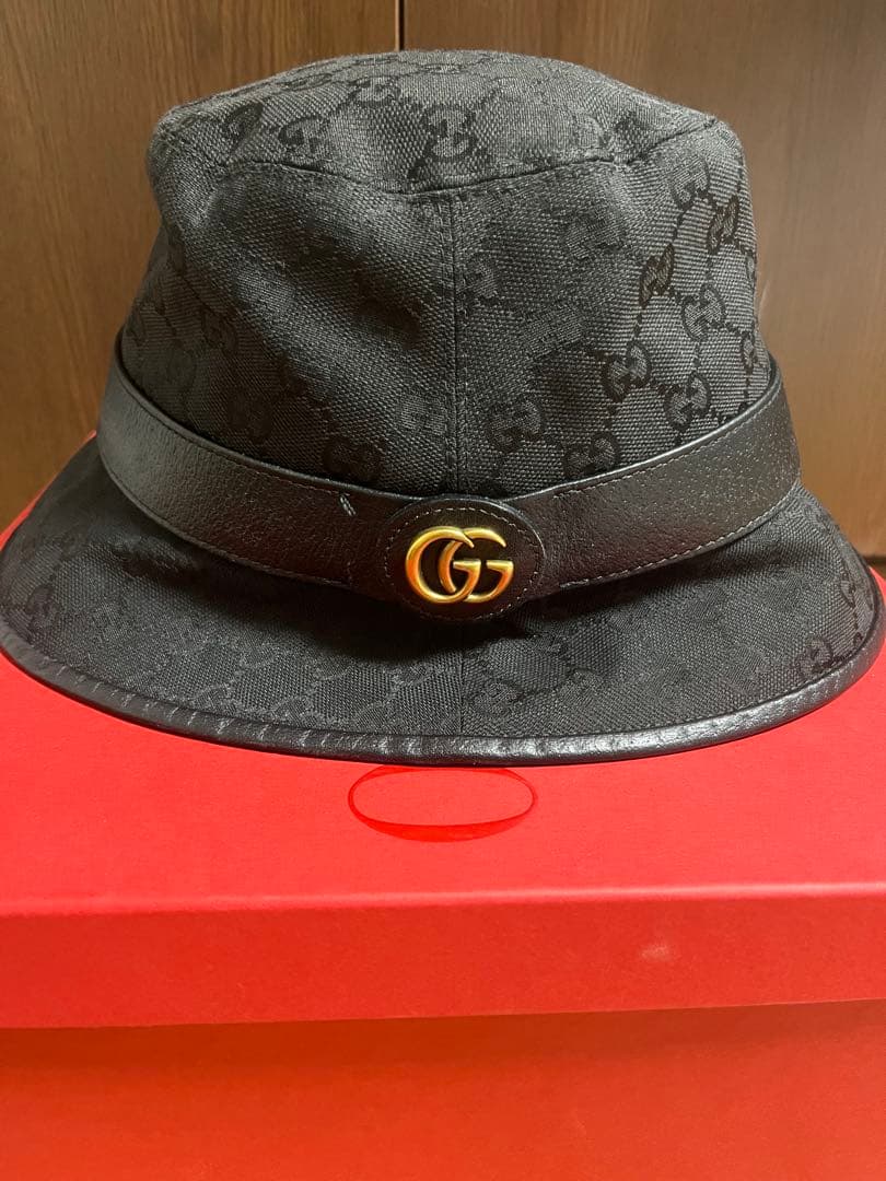 GUCCI GGパターン バケットハット XL