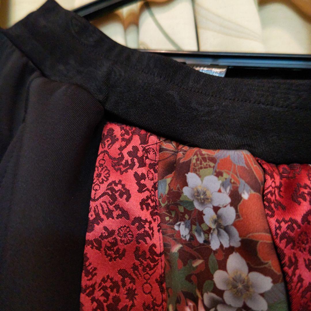 最終お値下げQutieFlash キューティーフラッシュ 和柄バギーパンツレッド