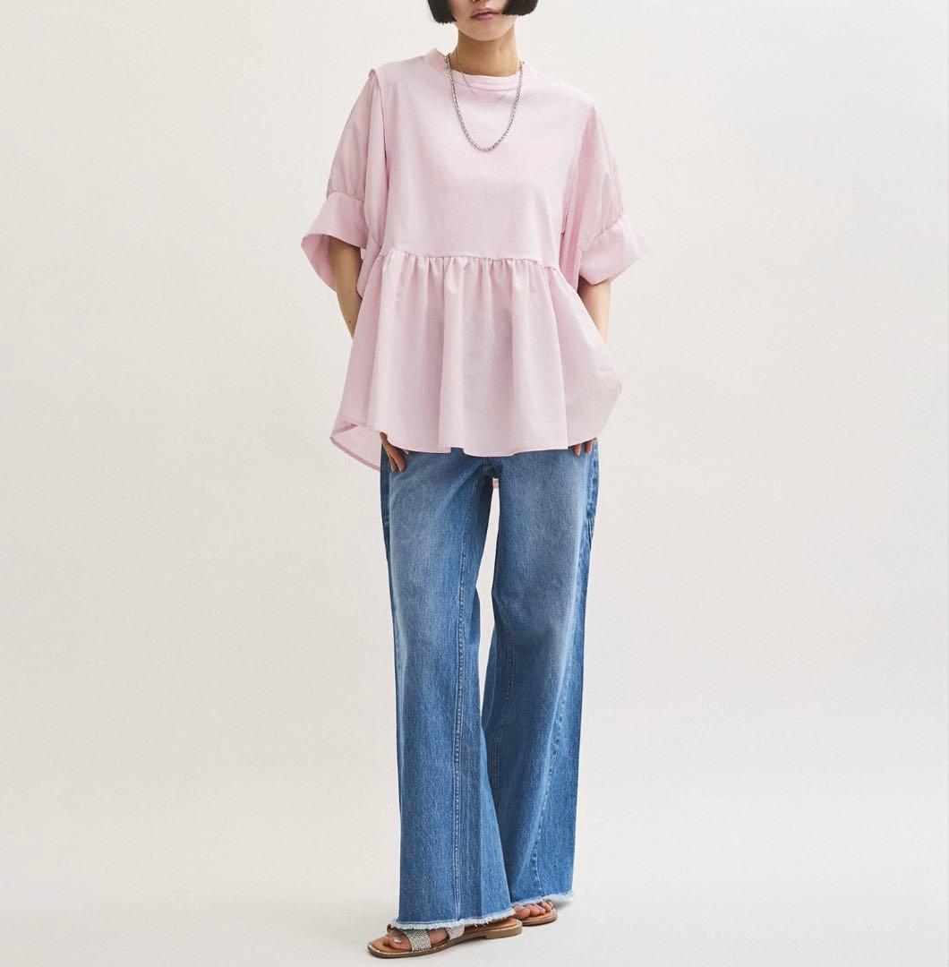 【接触冷感】・【UVカット】バウンスカフスプルオーバー