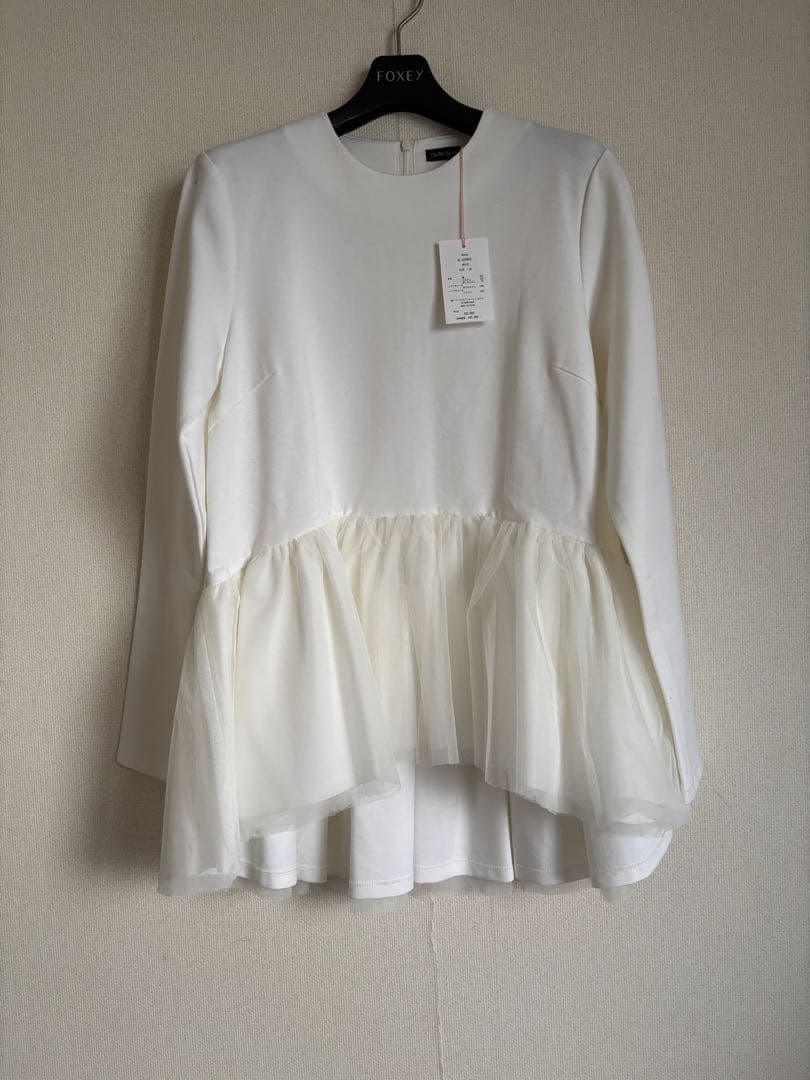 新品・タグ付き　ツルバイマリコオイカワ　Honey ホワイト 36 トップス