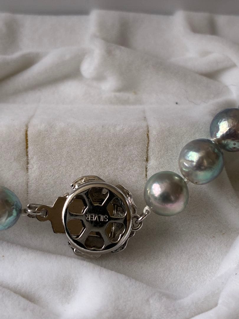 あこや真珠ナチュラルグレーネックレス