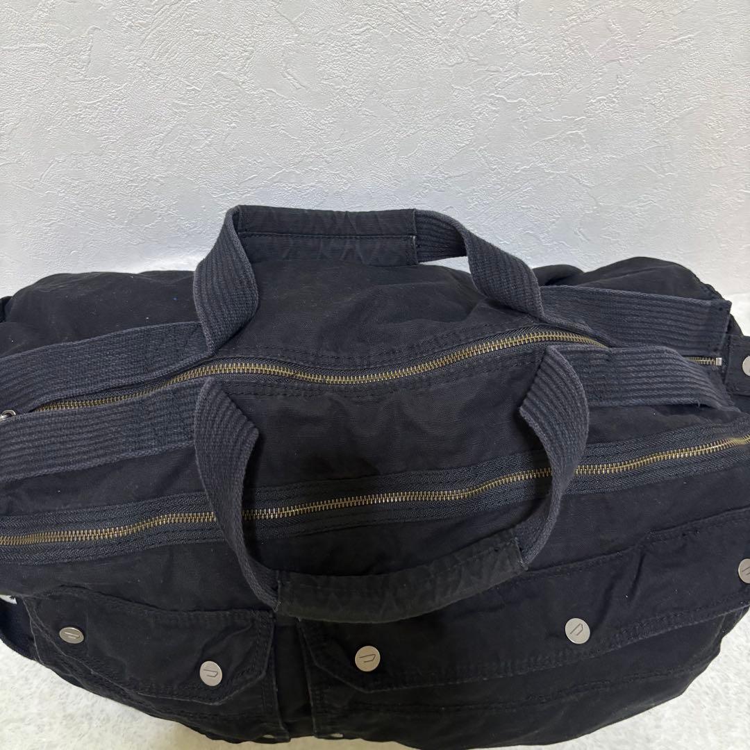 【極希少】ディーゼル　アーカイブメタルロゴ　ボストンバッグ　y2k 2層　大容量