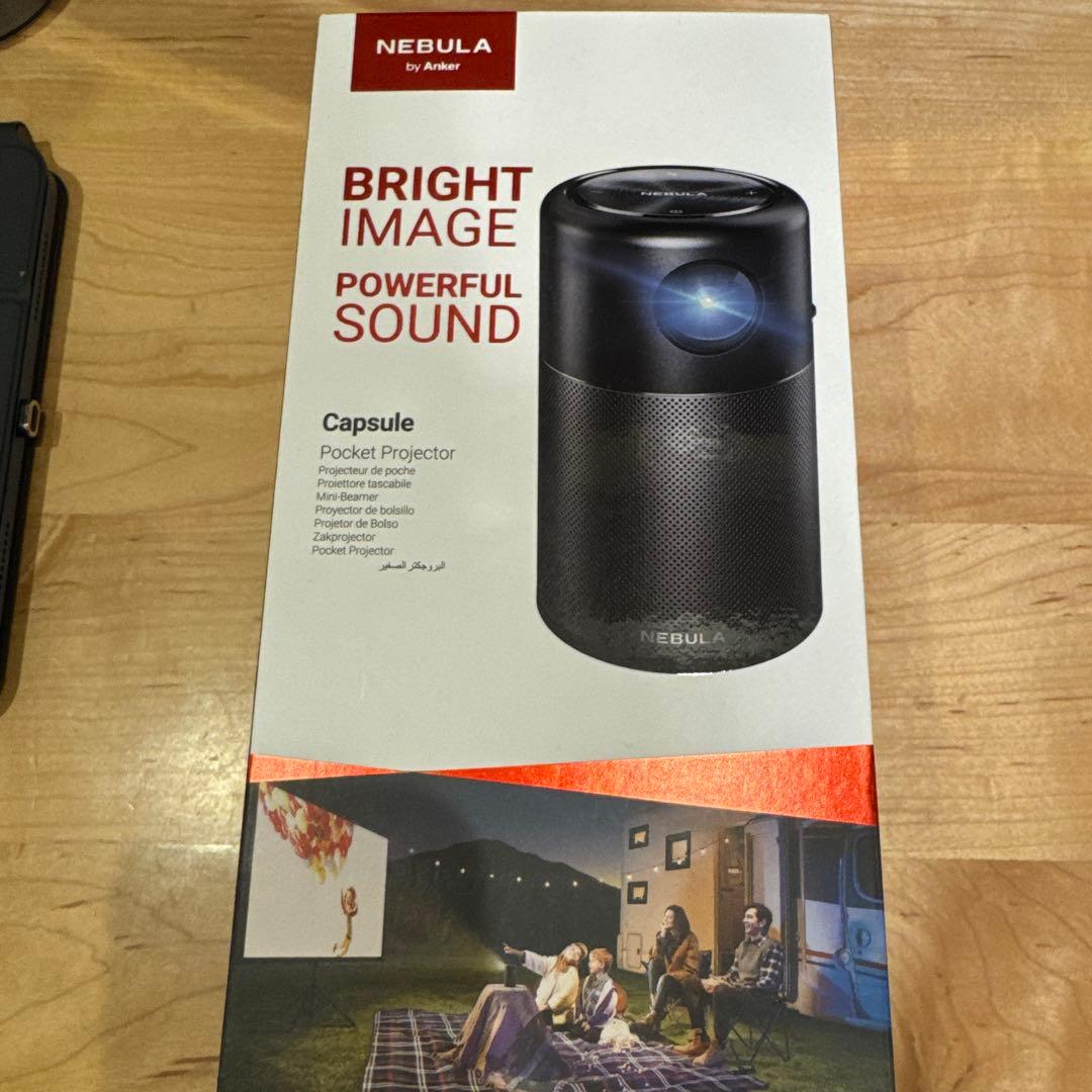 NEBULA Capsule ブラック プロジェクター 2022年5月購入品