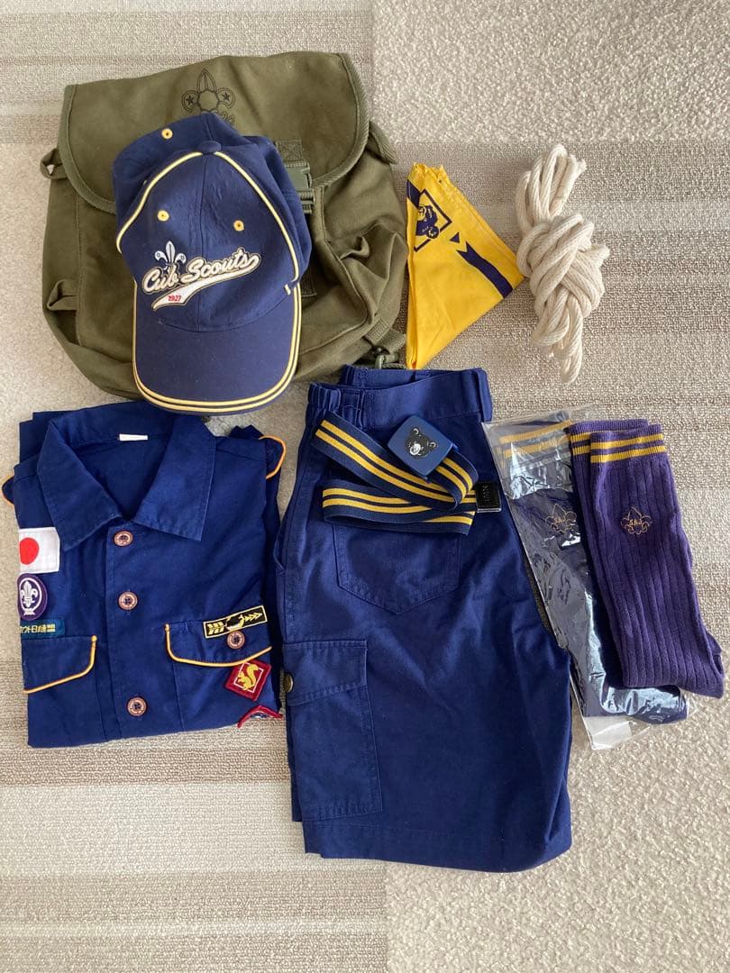 カブスカウト用品一式【140サイズ】女の子使用◎セットでお得！