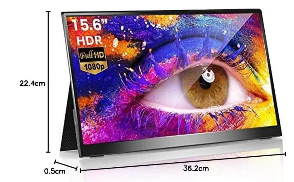 【未使用】モバイルモニター 15.6　非光沢IPS液晶 1920x1080FHD