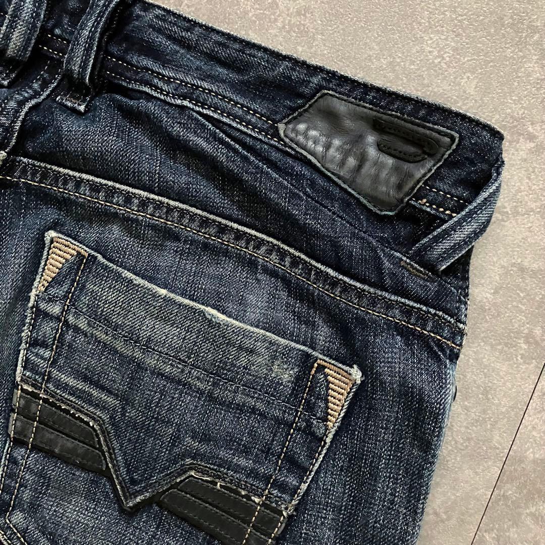 00s diesel archive flared denim Y2K ロング丈