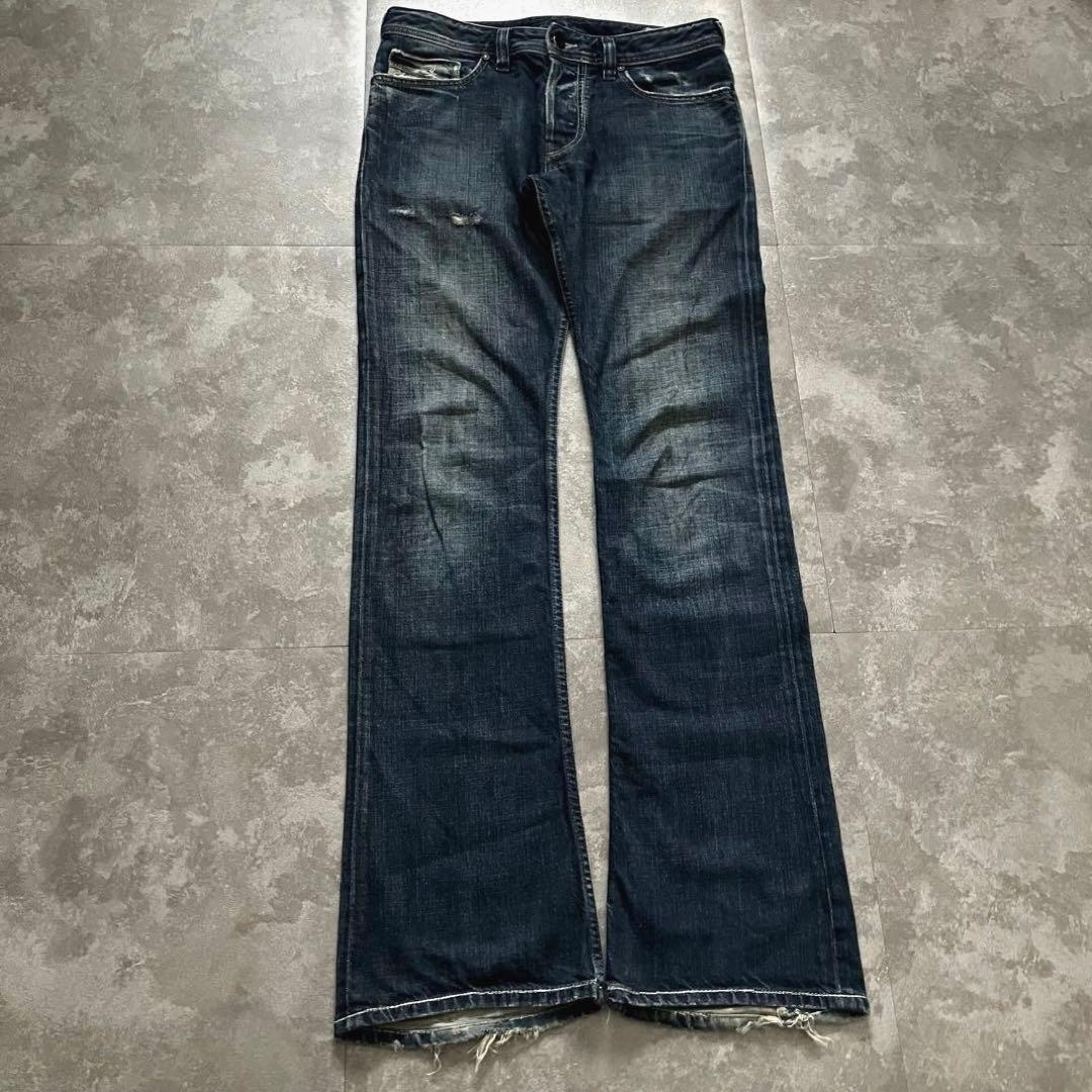 00s diesel archive flared denim Y2K ロング丈