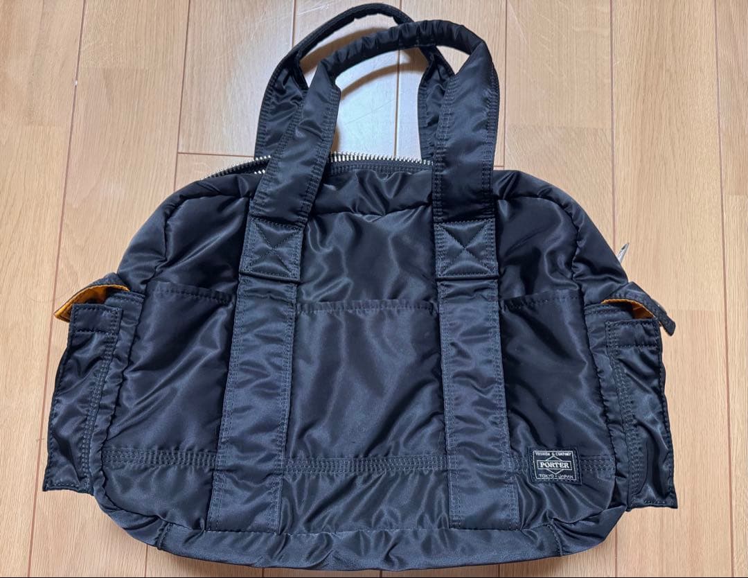 PORTER ブラックナイロンボストンバッグ