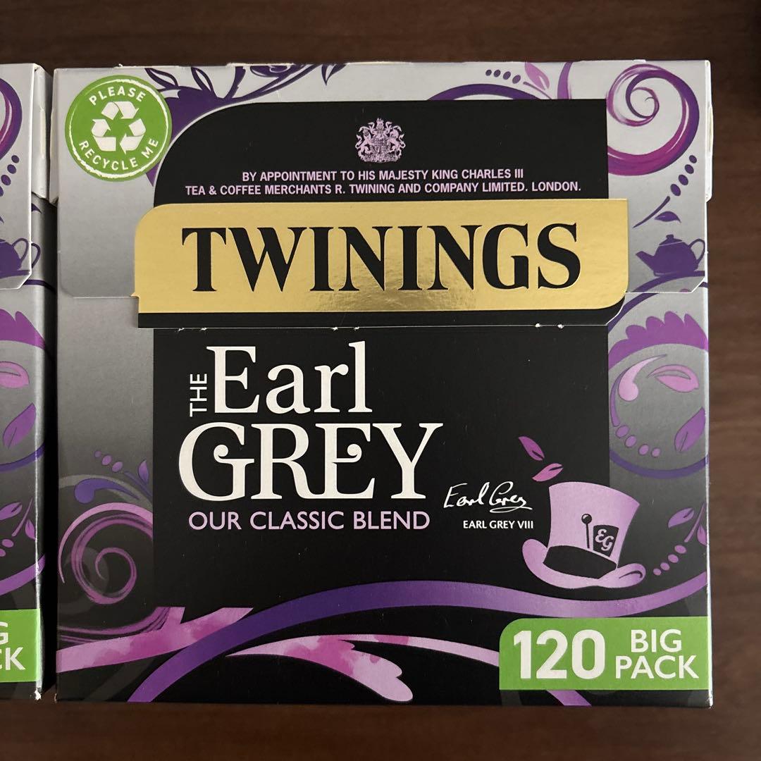 TWININGS Earl Grey 120ティーパック　2箱　アールグレイ