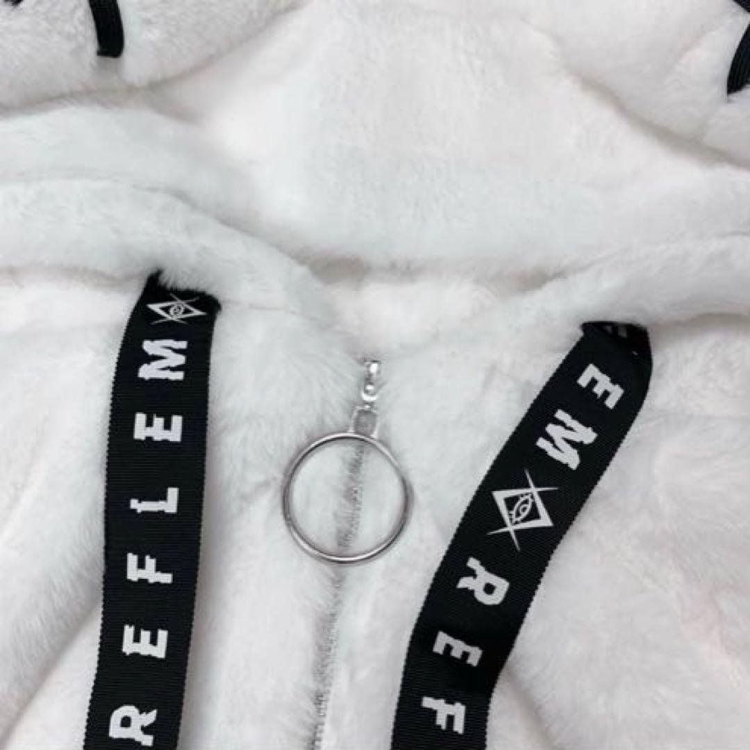 未使用品　REFLEM レフレム うさ耳　ビッグファーパーカー　コート　アウター