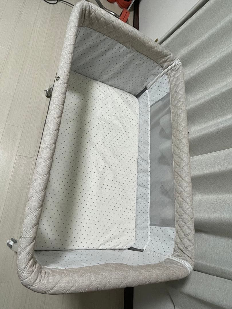 KINO LINPO ベビーベッド グレー