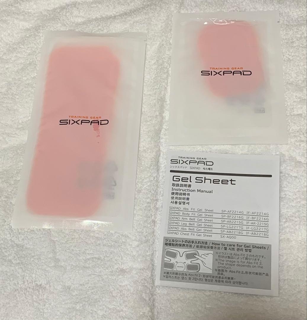 純正品　シックスパッド専用アブズベルト高電圧ジェルシート6枚入り×3箱 他