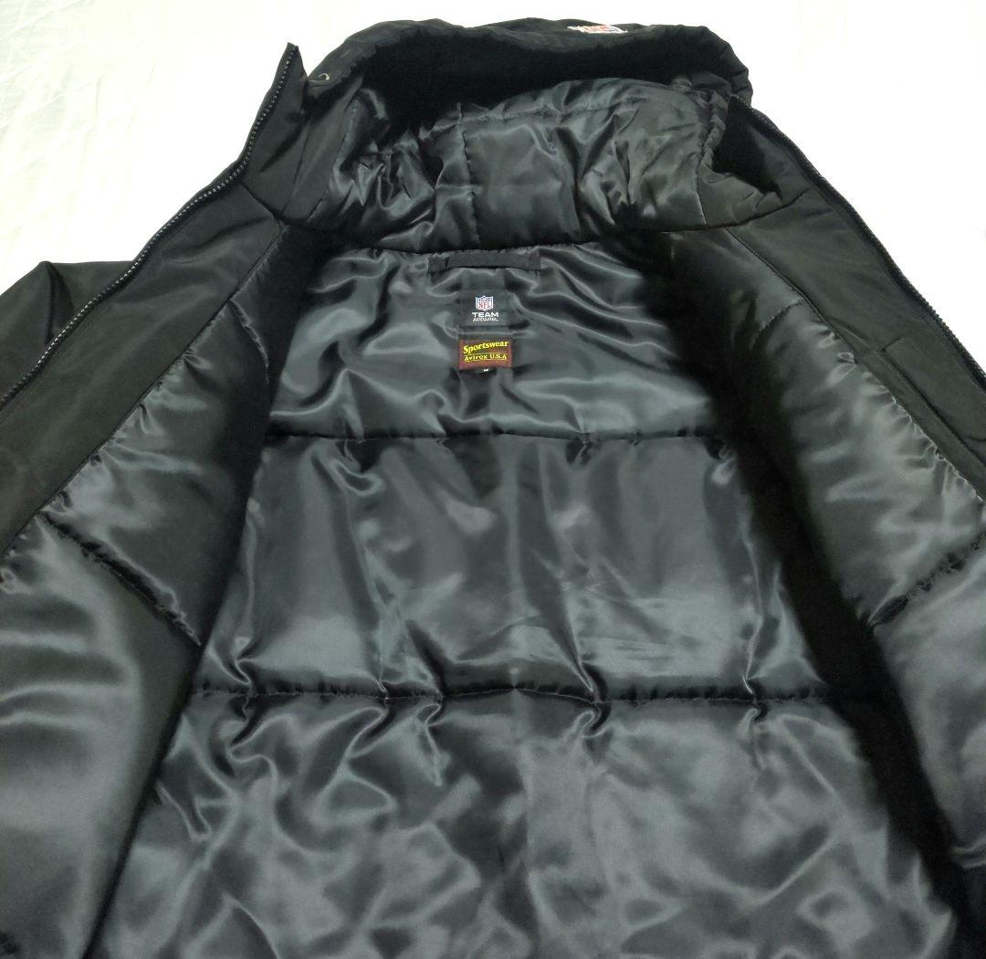 メンズ アウターNFL パンサーズ 刺繍 ダウンジャケット【M】