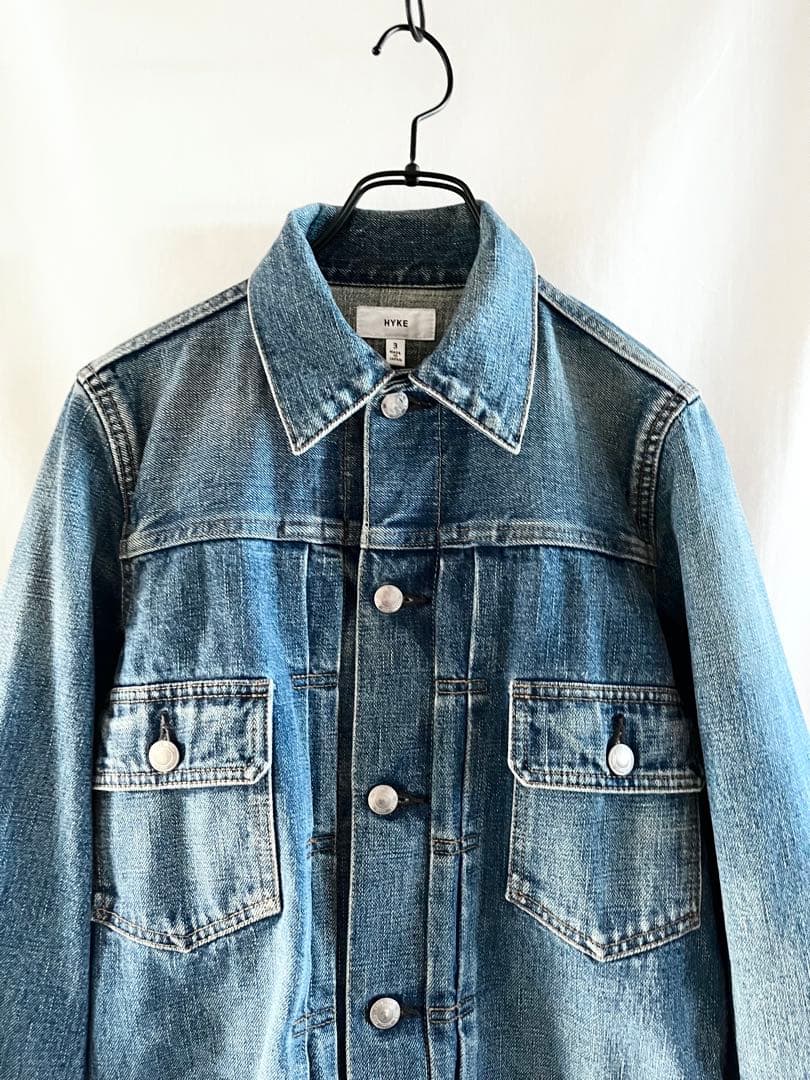 HYKEハイク TYPE2デニムジャケット TIGHT FIT サイズ3